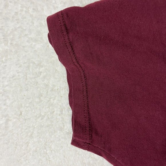 Vintage Bald Eagle T-Shirt Mens XL Jerzees Made In USA Maroon Graphic Logo - Picture 6 of 11